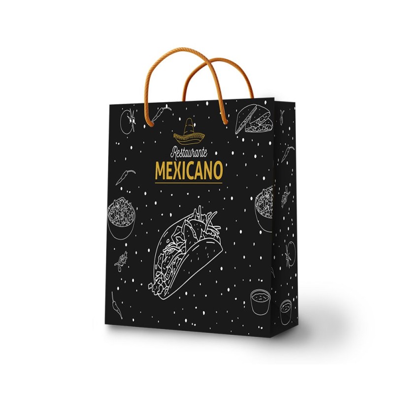 Small Laminated Eurotote Bag 7" W X 9" H  X 4" D