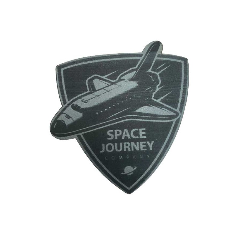 Debossed PU LEATHER PATCH (1" X 1")